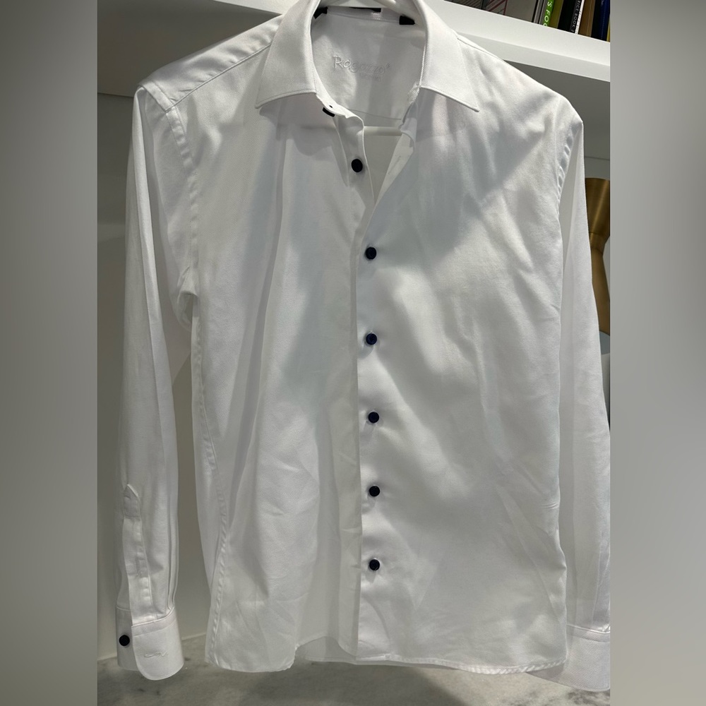 Beautiful Boys White Dress cotton shirt